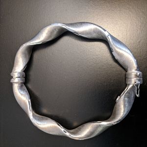 Sterling silver bangle bracelet